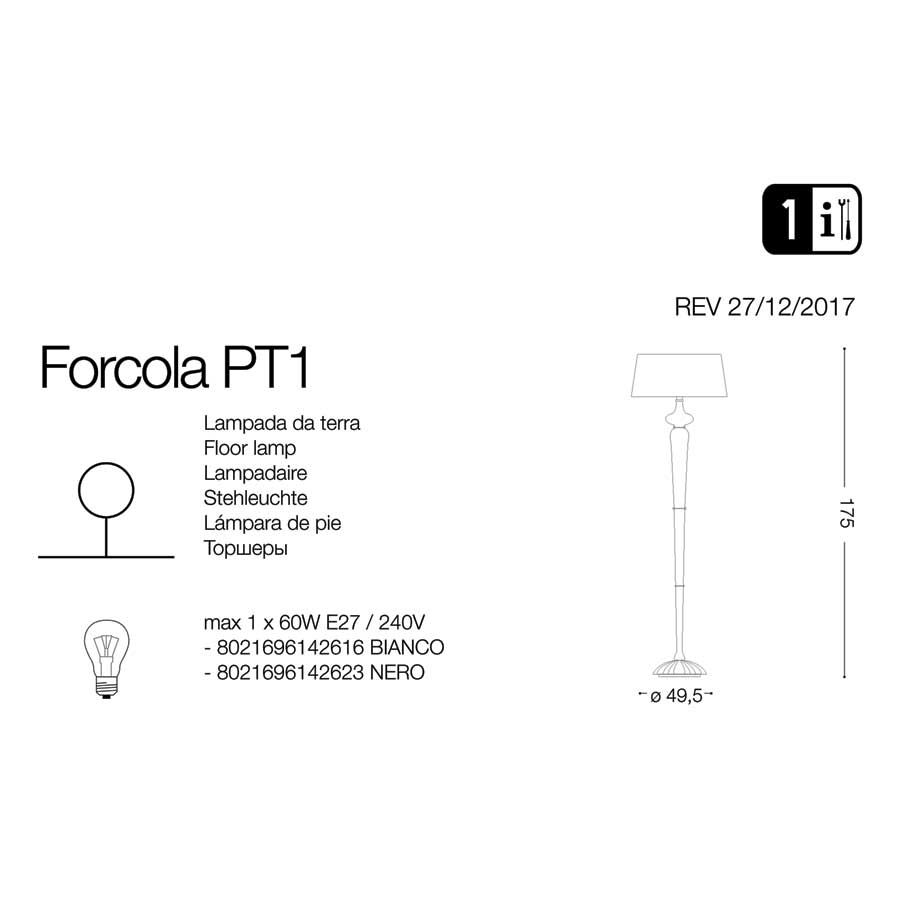 Торшер FORCOLA PT1 (142616), IDEAL LUX - Зображення 142616_.jpg