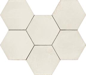 Плитка керамогранітна RGKX Eden Esagona Bianco 182x210 Ragno - Зображення