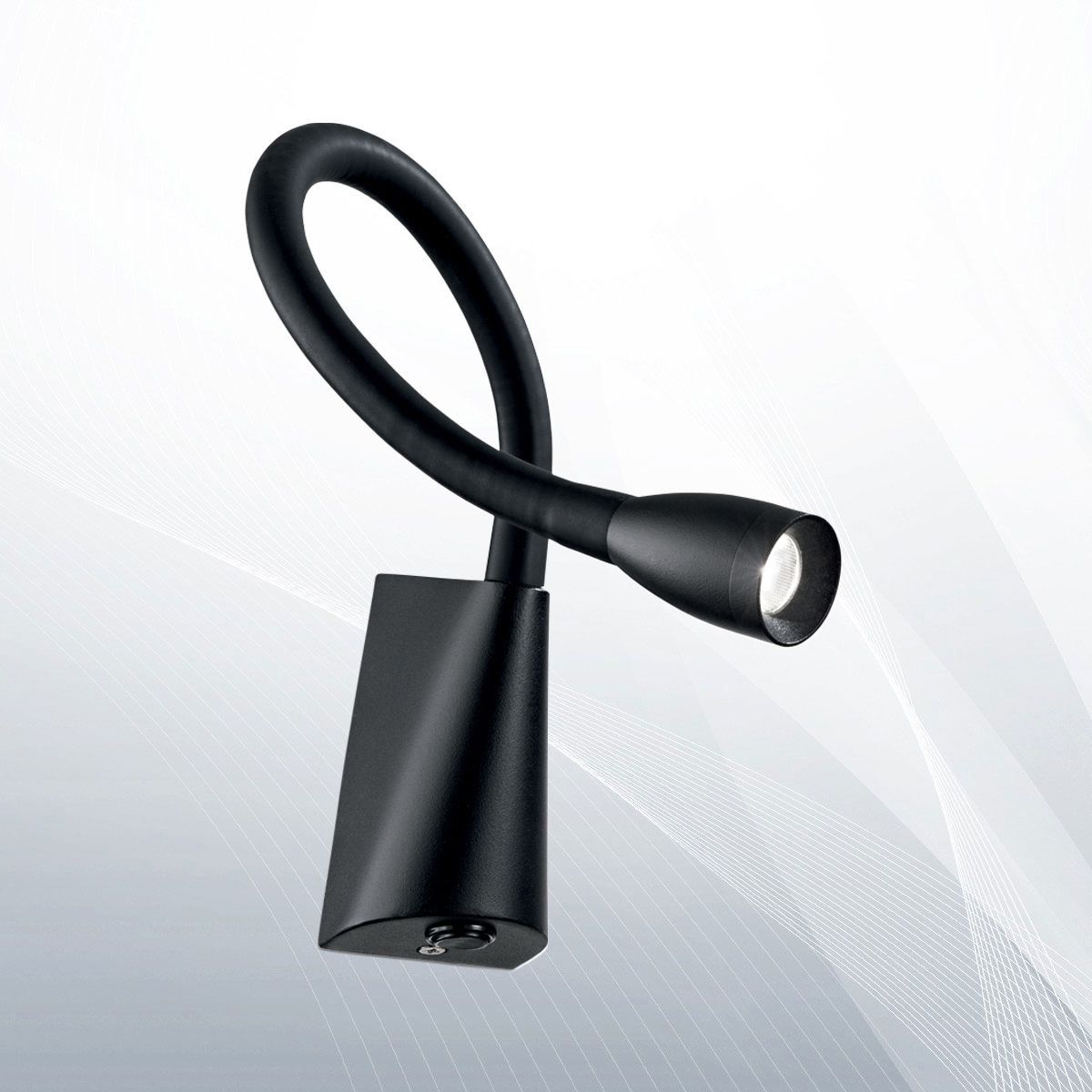 Бра GOOSE AP NERO (142692), IDEAL LUX - Зображення