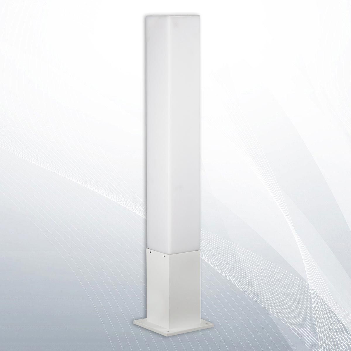 Світильник вуличний EDO OUTDOOR PT1 SQUARE BIANCO (142999), IDEAL LUX - Зображення