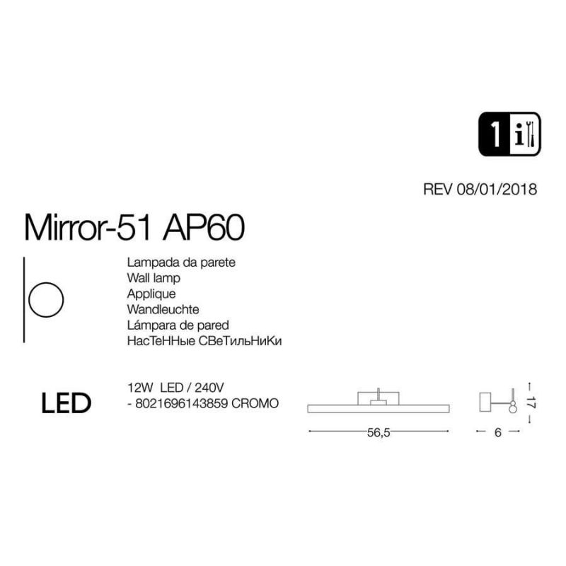 Світильник MIRROR-51 AP (143859), IDEAL LUX - Зображення 143859--.jpg