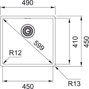 Кухонна мийка Box BXX 210-110-45 Нержавіюча сталь FRANKE - Зображення 144622124-f187c.jpg