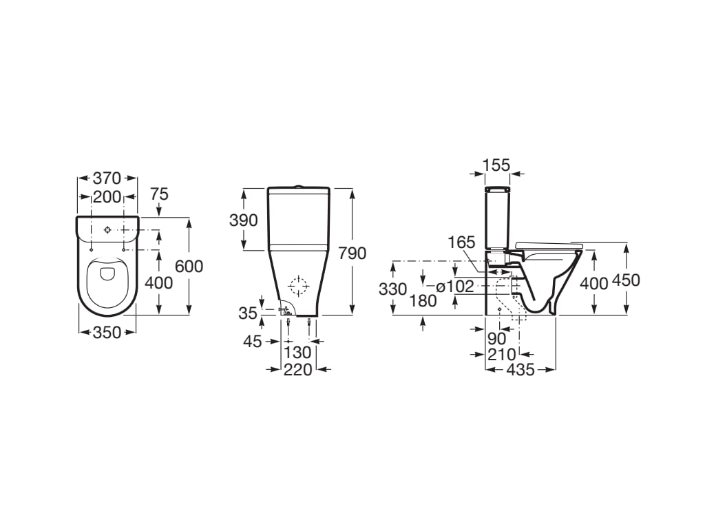 Компакт Gap Round Rimless с крышкой soft-close A3420N7000+A3410N0000+A801D22003 Roca - Зображення 144884612-29862.jpg