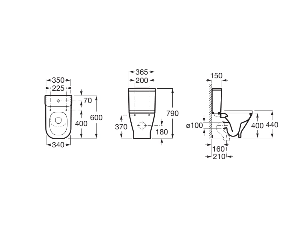 Компакт Gap Square Rimless з кришкою soft-close A34273A000+A341470000+A801732001 Roca - Зображення 144885324-cdd84.jpg
