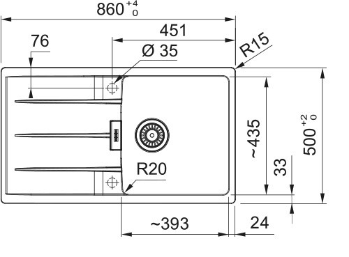 Кухонна мийка Centro CNG 611-86 Бежевий FRANKE - Зображення 145681214-4b078.jpg