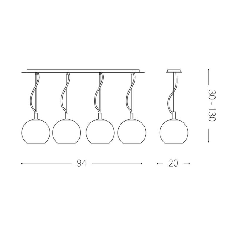 Люстра NEMO PLUS SP4 FADE (149561), IDEAL LUX - Зображення 149561_g.jpg