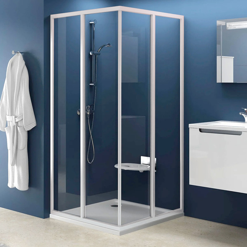 Душевая кабина (половина) SRV2-80 S 195 Transparent, (14V401O2Z1) RAVAK - Зображення 14V401O2Z1-1.jpg