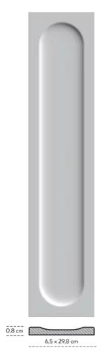 Плитка стінова Monpelli White Cegielka A STR Блиск 65x298 Paradyz - Зображення 150605015-0cc17.jpg