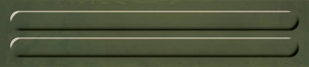 Плитка стеновая Monpelli Olive Cegielka D STR Блеск 65x298 Paradyz - Зображення