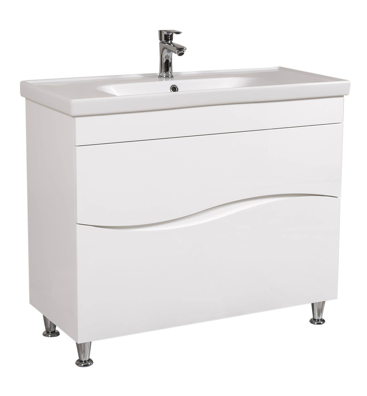 Шафка з умивальником Альфа Frame 100, Аква Родос - Зображення 154558-a8e76.jpg