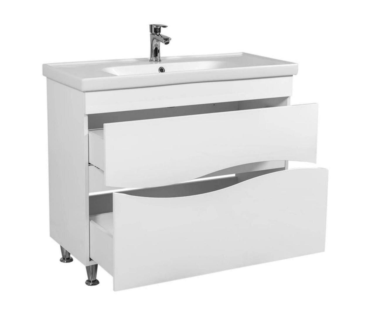 Шафка з умивальником Альфа Frame 100, Аква Родос - Зображення 154558-bdf82.jpg