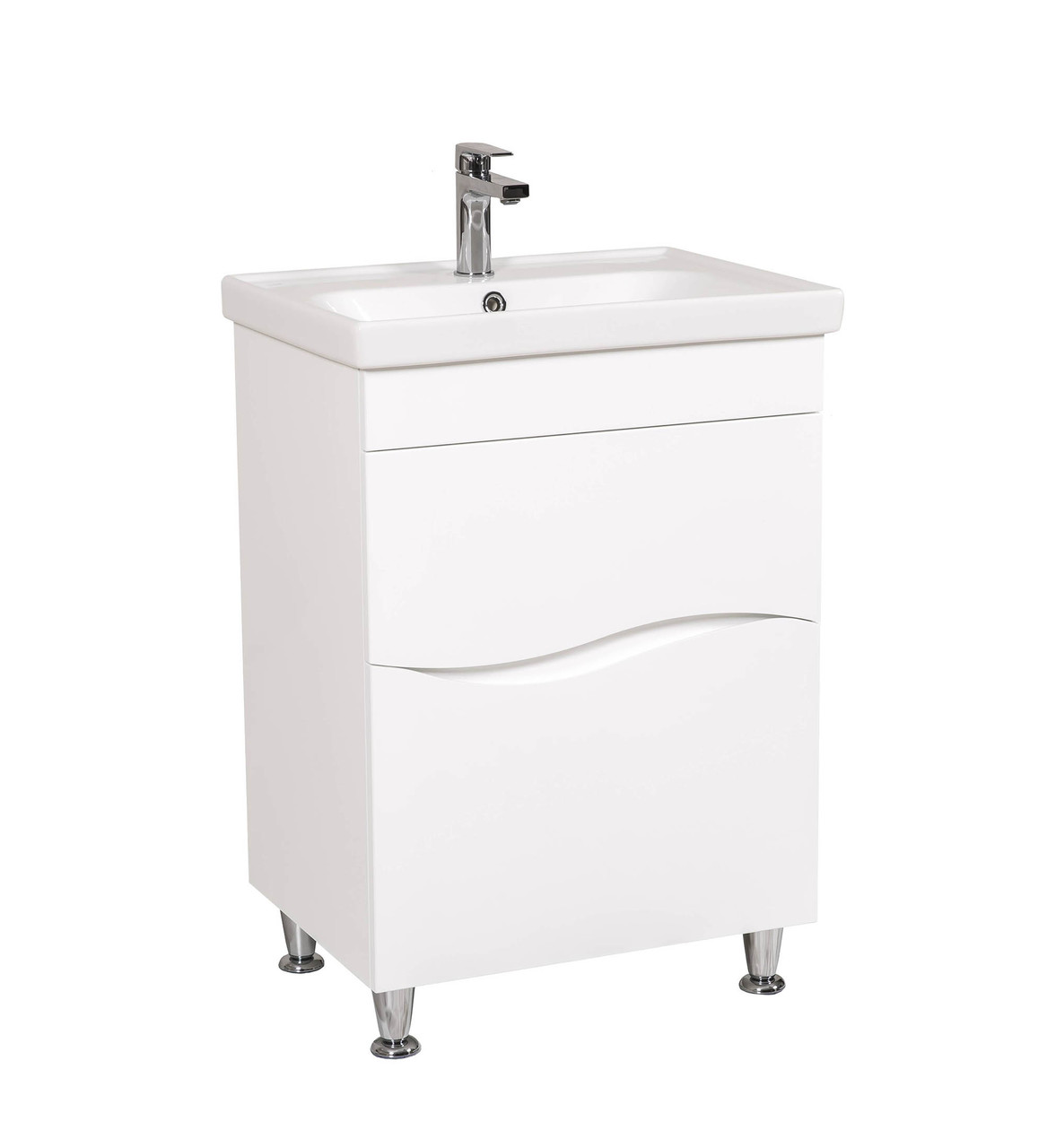 Шафка з умивальником Альфа Frame 60, Аква Родос - Зображення