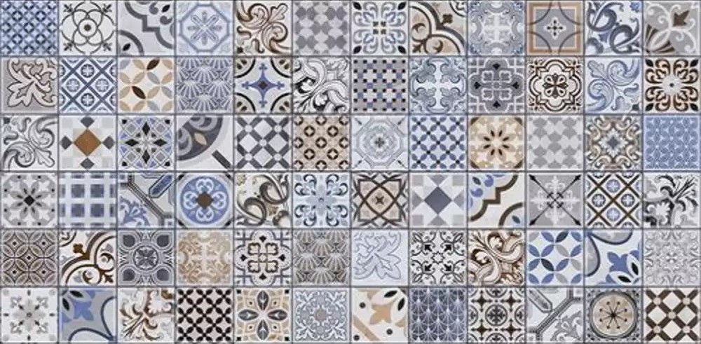 Плитка стінова DCБ151 Deco Patchwork Mix 300x600 Gollden Tile - Зображення
