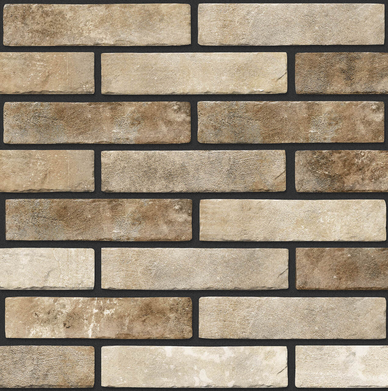 Плитка стінова KB1010 Klinker Brick Бежевий Slim 60x250x6 Golden Tile - Зображення