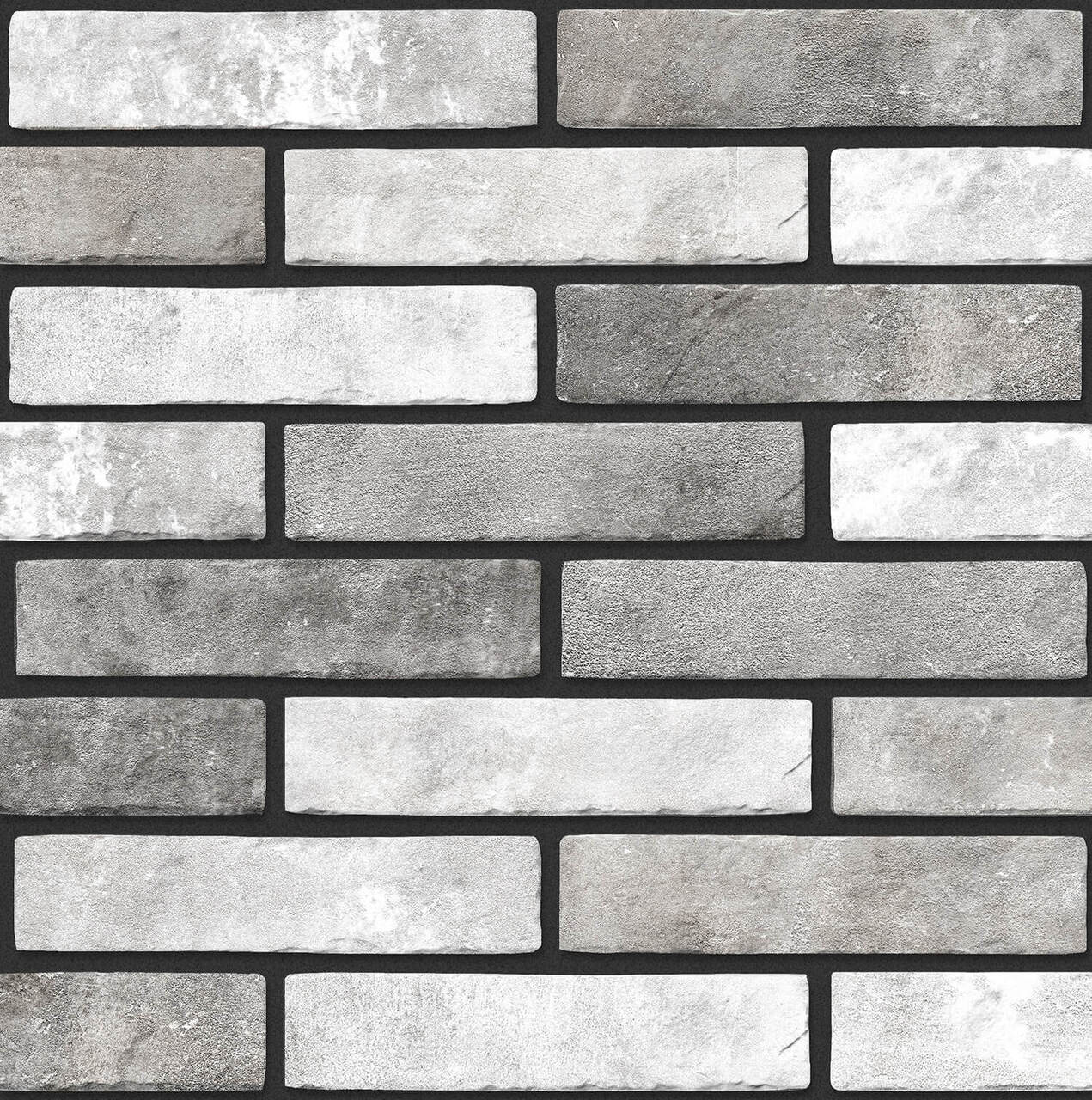 Плитка стінова KB2010 Klinker Brick Сірий Slim 60x205x6 Golden Tile - Зображення
