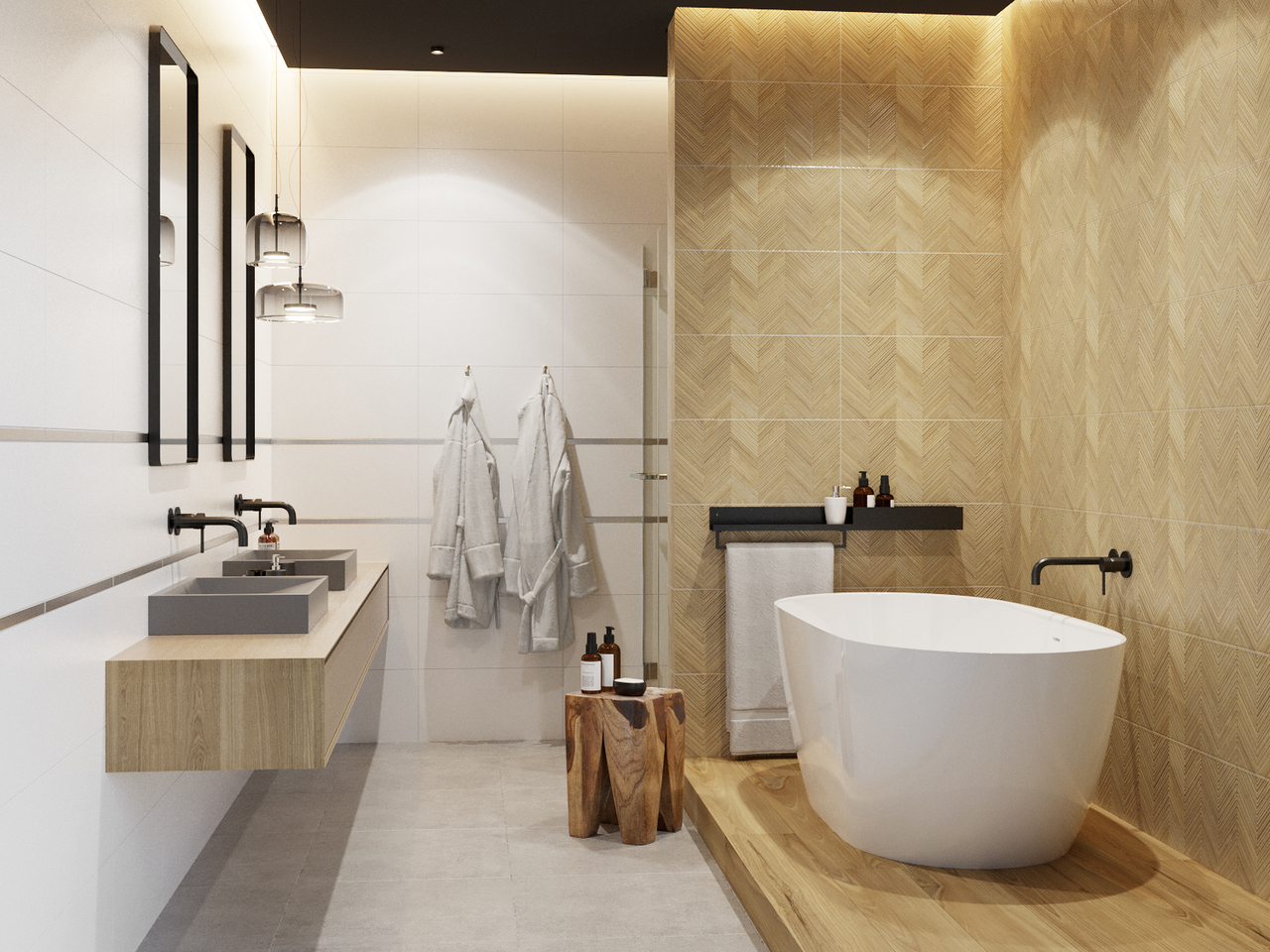 Плитка стінова CCR54-1 Perla Ivory Chevron RECT 300x600 Ceramika Color - Зображення 157520054-2baca.jpg