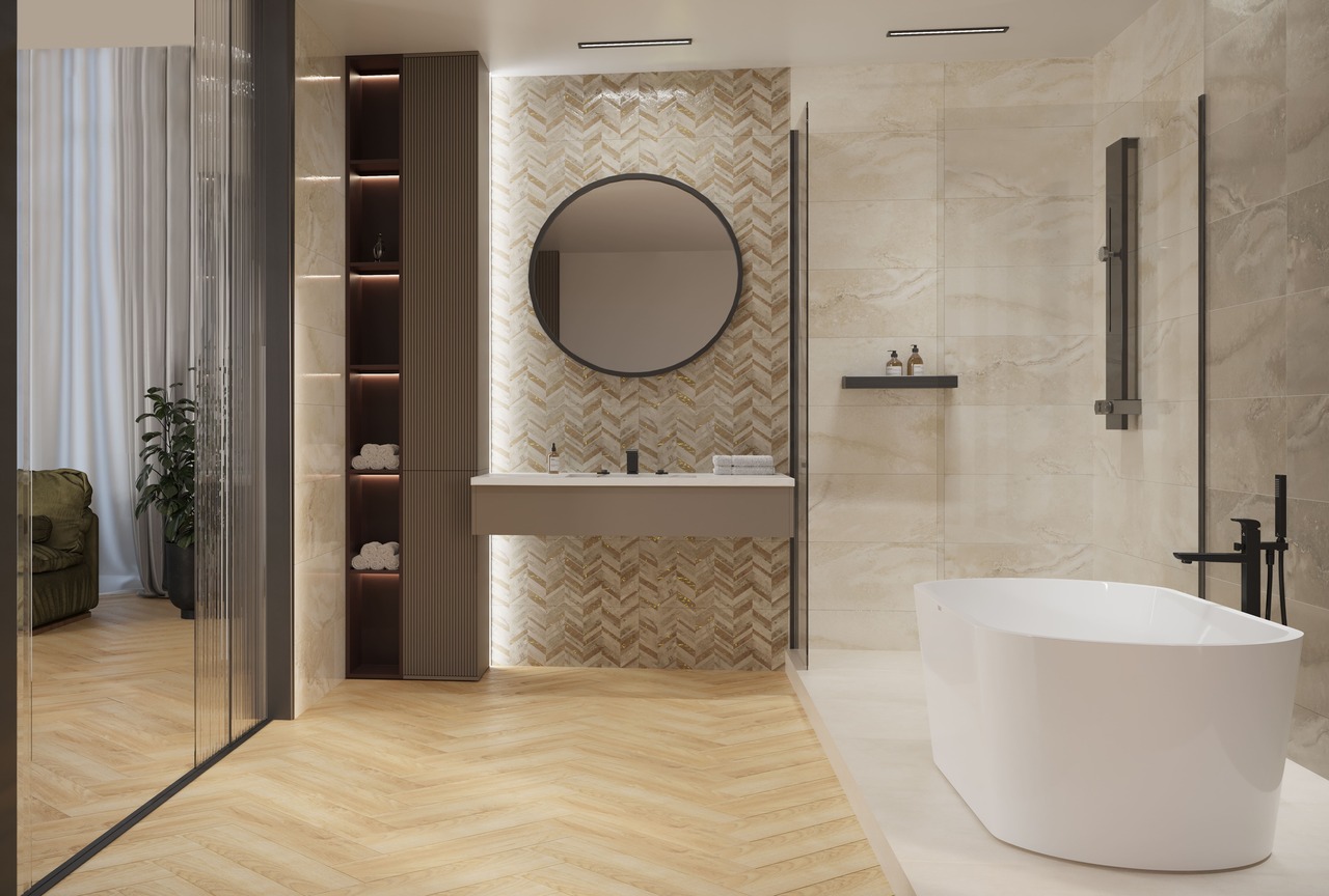 Плитка стінова CCR49-1 Toscana Beige RECT 300x600 Ceramika Color - Зображення 157965856-b3e56.jpg