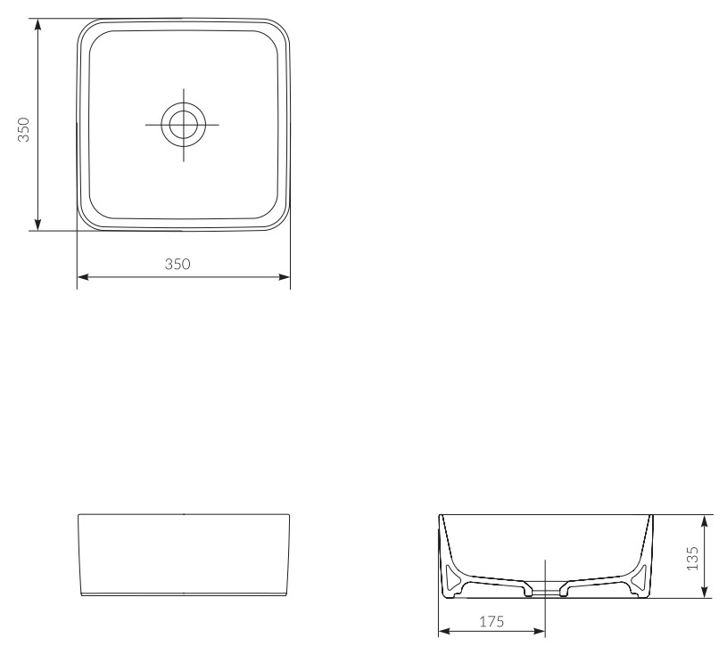 Умывальник 35 см Crea (CCWT1000363927), Cersanit - Зображення 158060-4f516.jpg