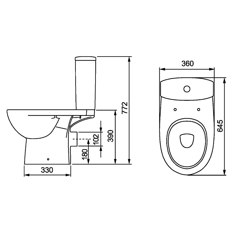 Компакт Status с крышкой дюропласт soft-close 2395250UA Kolo - Зображення 15812715-1676b.jpg