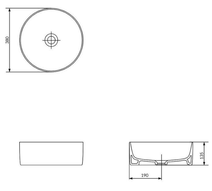 Умивальник 38 см Crea (CCWT1000373927), Cersanit - Зображення 158140-fbda5.jpg