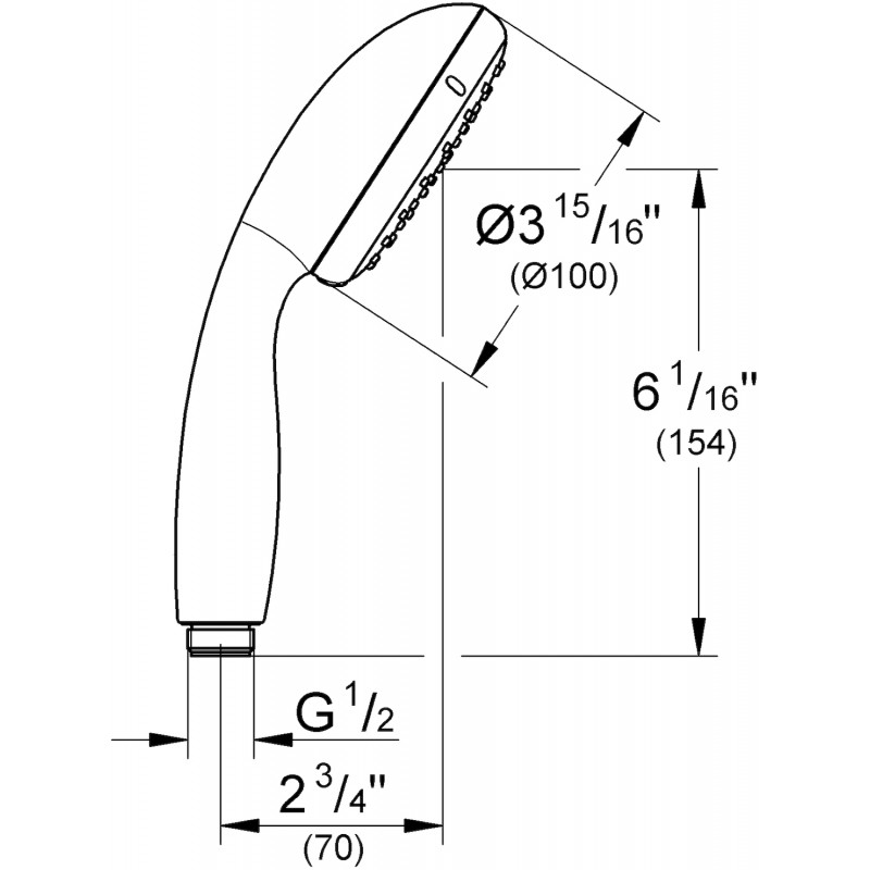 Лійка для ручного душу New Tempesta 100 (26161001), Grohe - Зображення 158524-36ffc.jpg