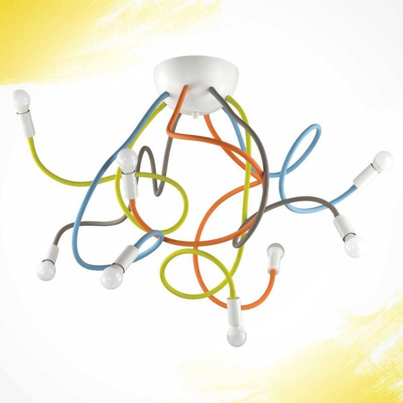 Світильник MULTIFLEX PL8 COLOR (159010), IDEAL LUX - Зображення