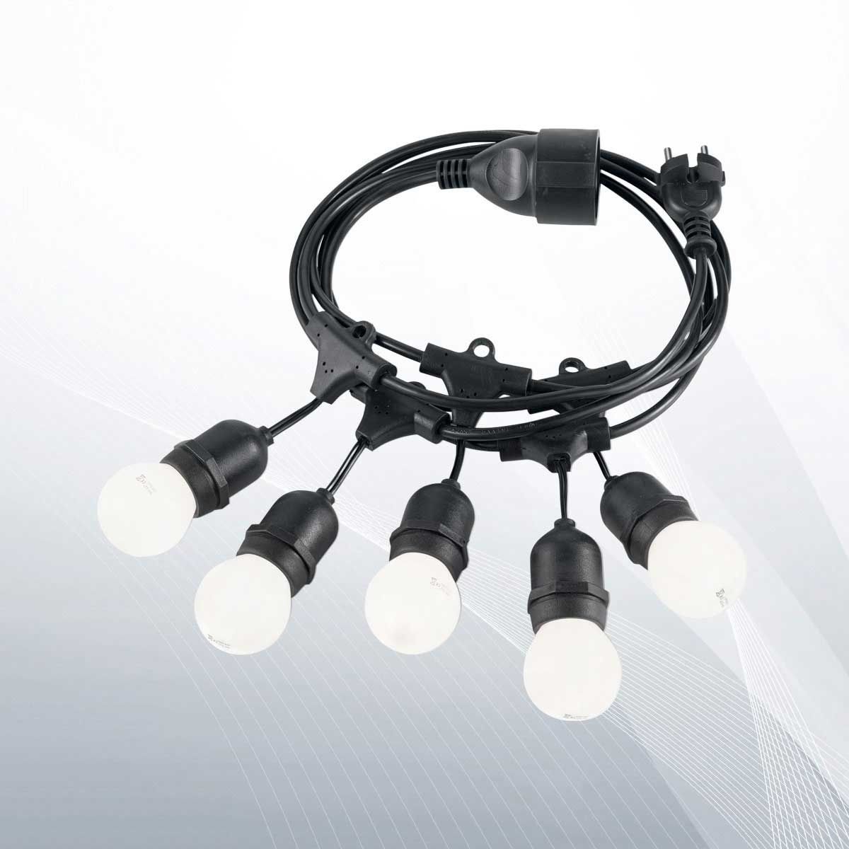 Світильник вуличний FIESTA SP5 NERO (159836), IDEAL LUX - Зображення