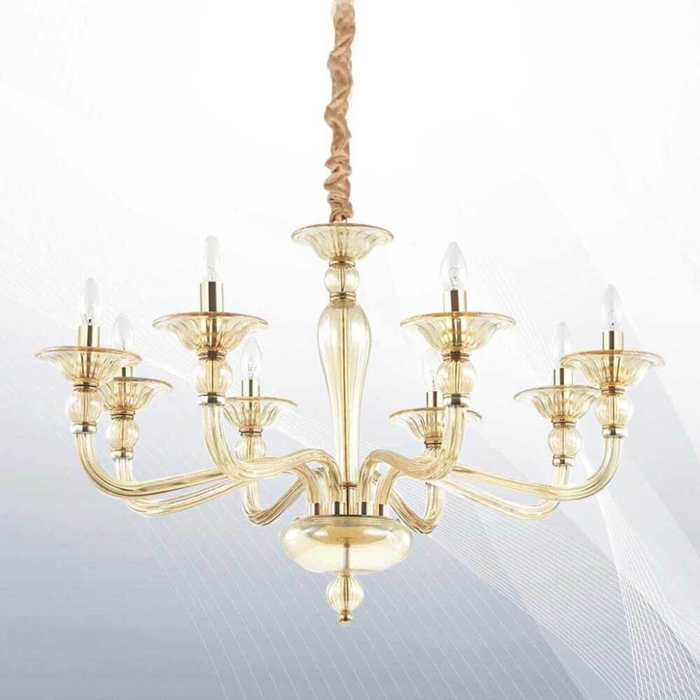 Люстра DANIELI SP8 AMBRA (159973), IDEAL LUX - Зображення