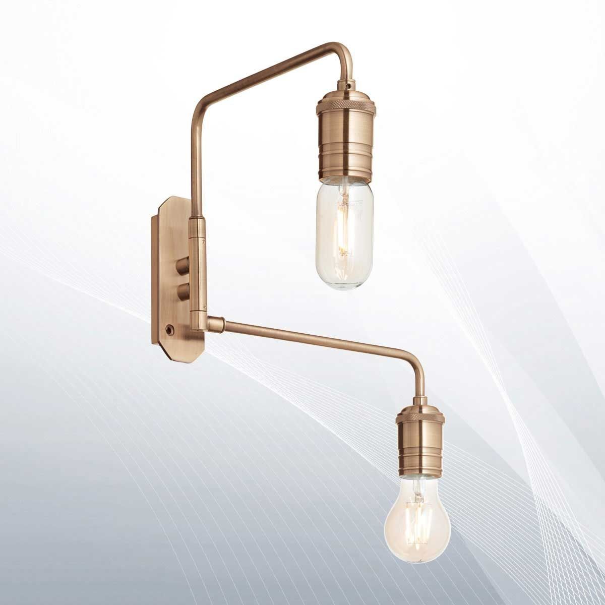 Світильник TRIUMPH AP2 OTTONE ANTICO (160245), IDEAL LUX - Зображення 160245.jpg