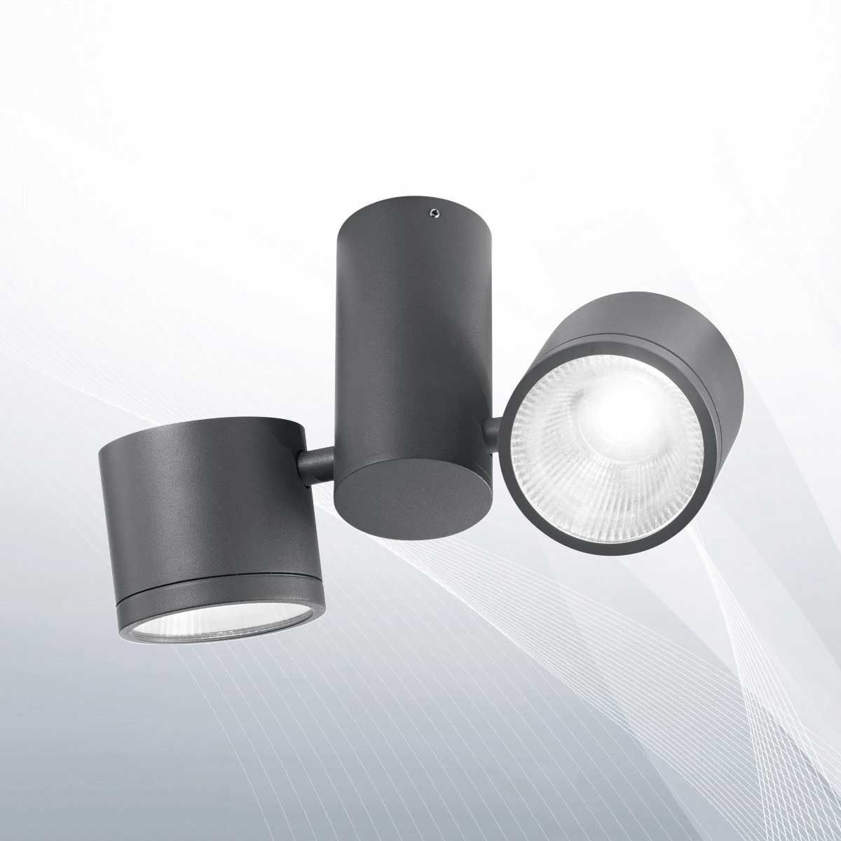 Світильник вуличний SUNGLASSES PL ANTRACITE (161846), IDEAL LUX - Зображення