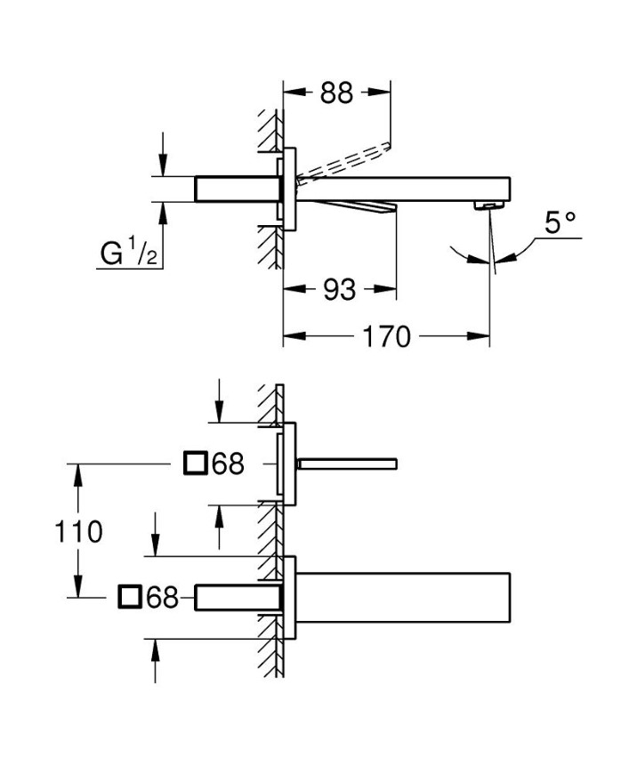 Змішувач для умивальника М-Size Eurocube Joy (19997000), Grohe - Зображення 162717-e3ff1.jpg