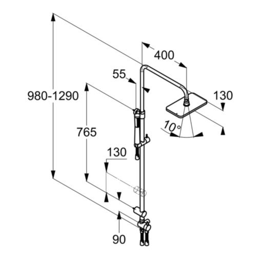 Душевой набор Dual Shower System A-QA (4919105-00), Kludi - Зображення 163185-6b847.jpg