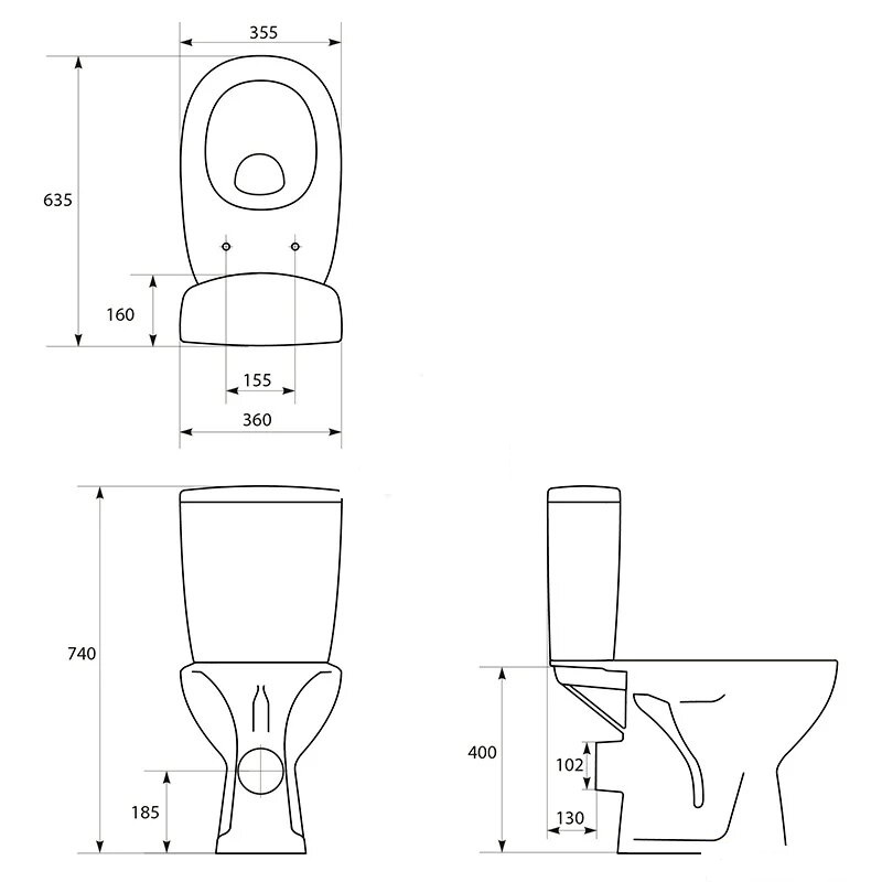 Компакт Arteco 658 Clean On 011 з кришкою поліпропілен soft-close CCKZ1014400777 Cersanit - Зображення 16339924-a0b58.jpg