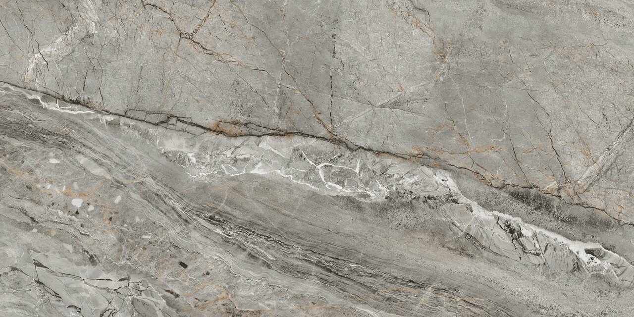 Плитка керамогранитная 12060205072-G Allure Серый 600x1200 Intercerama - Зображення