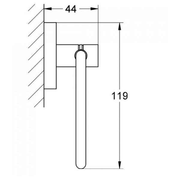 Тримач для туалетного паперу Essentials (40689001), Grohe - Зображення 164227-1e310.jpeg