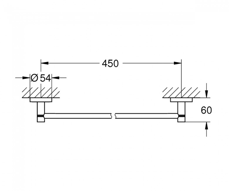Тримач для рушників Essentials (40688001), Grohe - Зображення 164243-de165.jpg