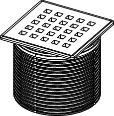Решітка для душового трапа TECEdrainpoint S 3660007 Tece - Зображення 164703034-00496.jpg