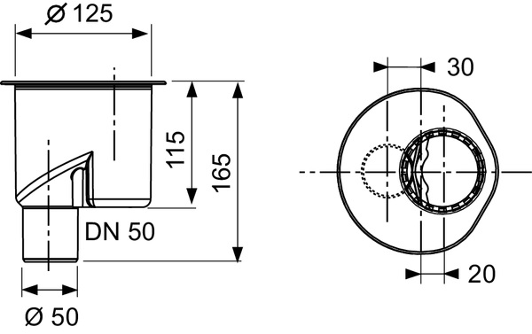 Сифон для душового каналу TECEdrainline DN 50 650003 TECE - Зображення 164703035-c9849.jpg