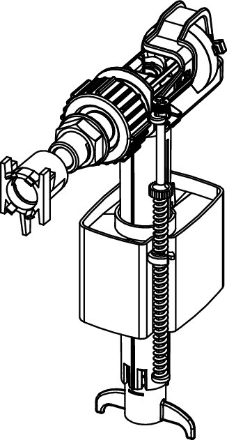 Клапан наповнення універсальний F 10 9820353 Tece - Зображення 164706689-f1b60.jpg