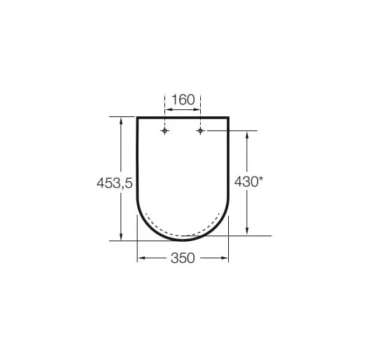 Кришка для унітаза Gap Square Slim soft-close A801472003 Roca - Зображення 164707680-7d792.jpg