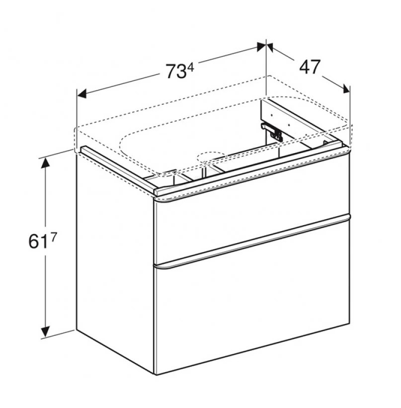 Шафка під умивальник Smyle Square 500.355.00.1 Geberit - Зображення 164708036-51f43.jpg