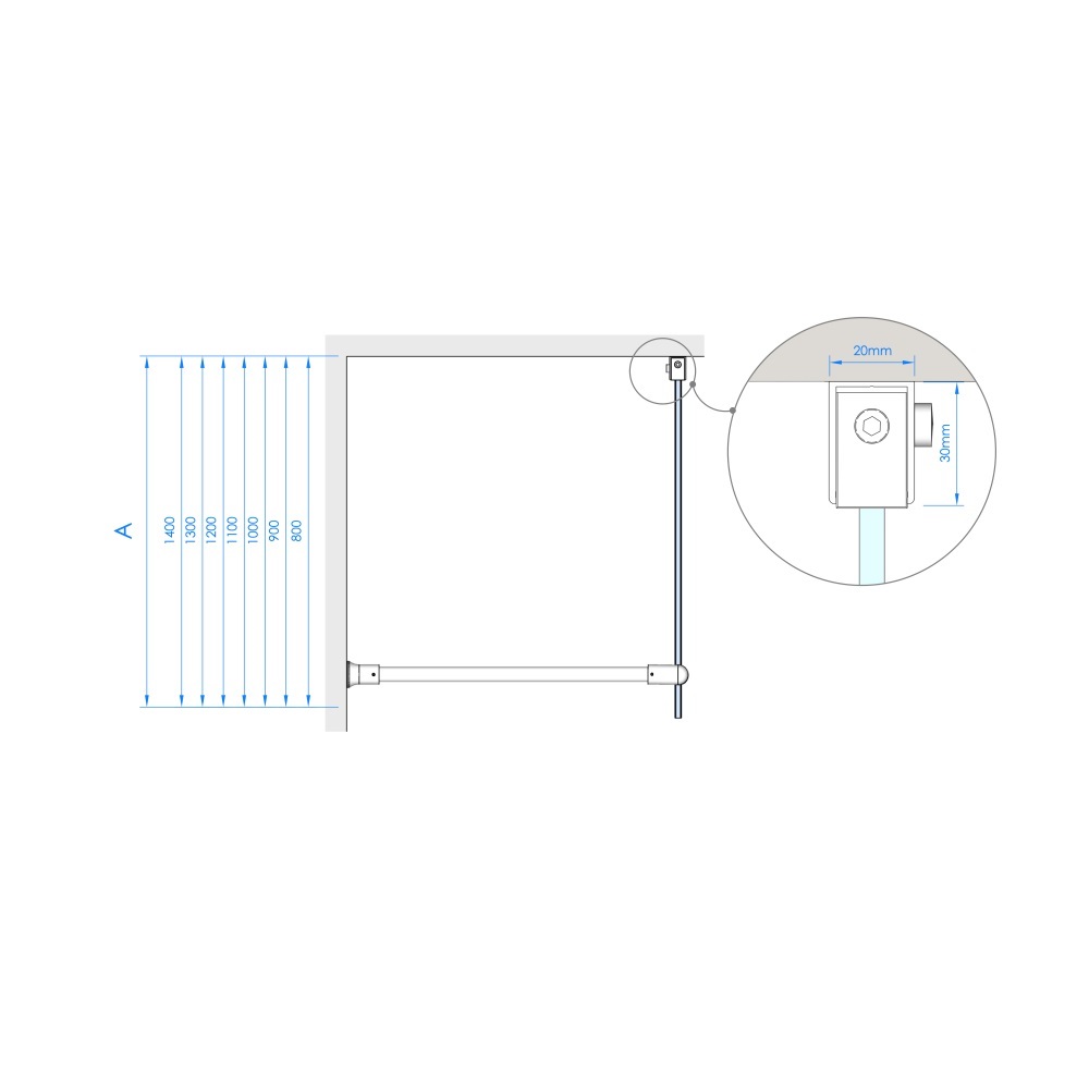 Душова стінка Ema Nero Сube 82,8x200 Brasta - Зображення 164710721-7168c.jpg