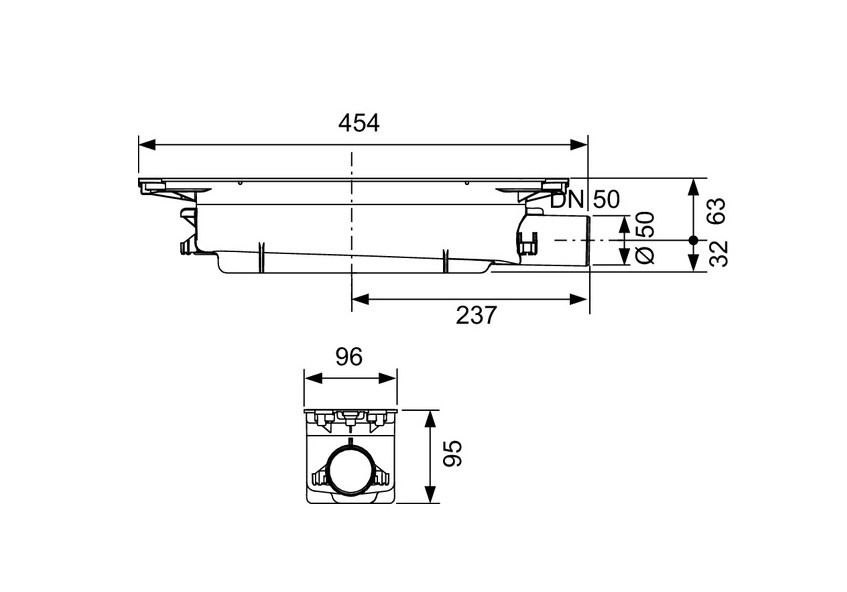 Сифон для душового каналу TECEdrainprofile DN 50 Tece - Зображення 164710736-72697.jpg