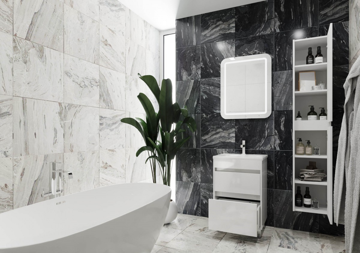 Шафка з умивальником Luton Lt-65 білий Juventa - Зображення 164710784-bd84d.jpg