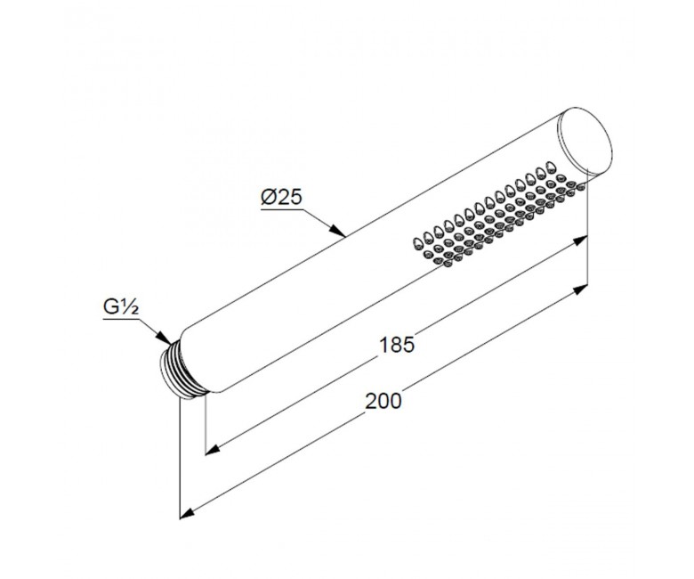 Лійка для ручного душу 1S Nova Fonte 391205300 Kludi - Зображення 164711467-3243c.jpg