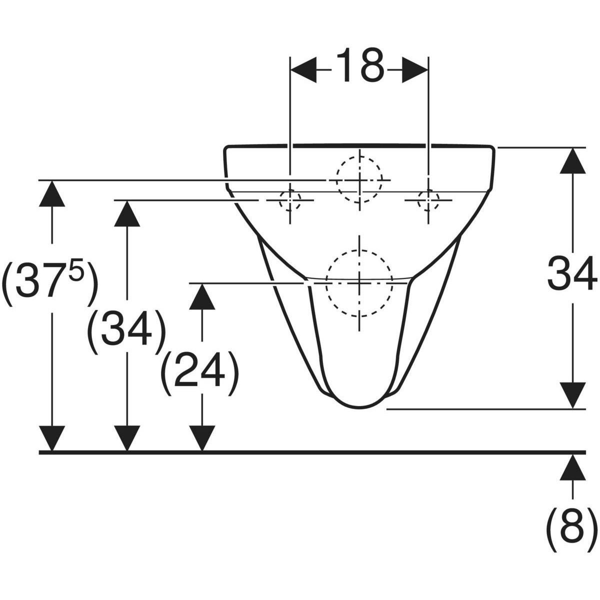 Унитаз подвесной воронкообразный Selnova Square Rimfree 501.458.00.7 Geberit - Зображення 164711564-132be.jpg