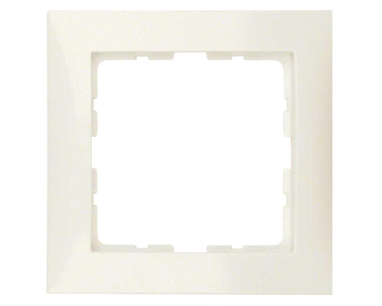 Рамка 1-місна Berker S1 Білий 10118982 Hager - Зображення