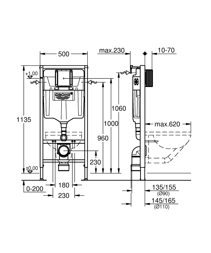 Інсталяція для унітаза Rapid SL 38848000 Grohe - Зображення 164714979-7501e.jpg