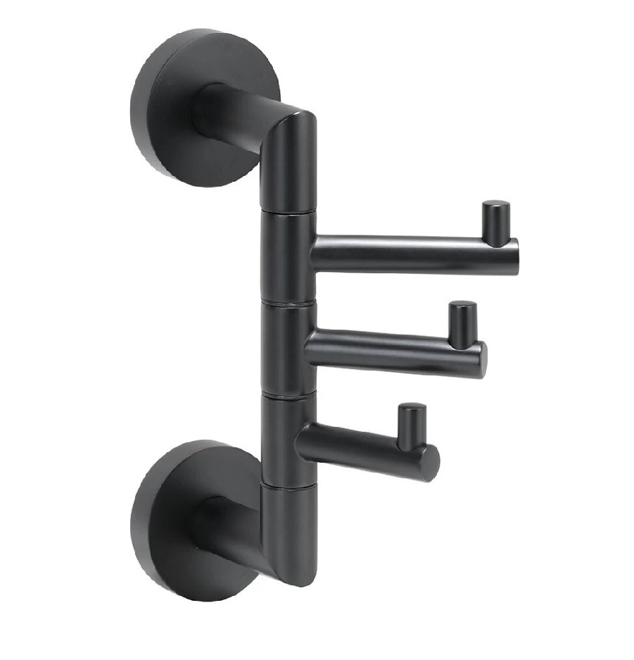 Крючок тройной Dark поворотный 104206070 Bemeta - Зображення 164715335-26663.jpg