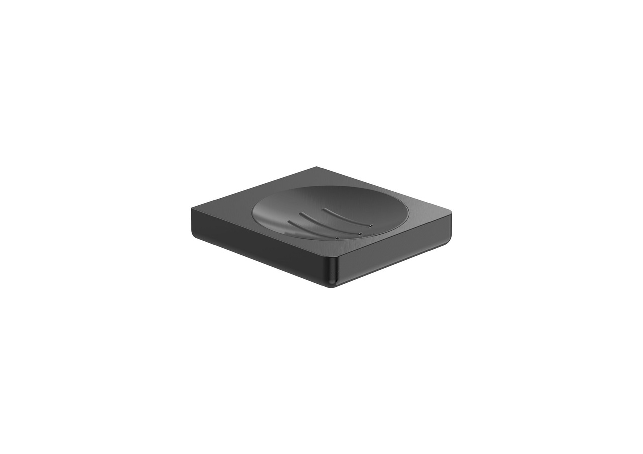 Мильниця настінна Tempo Brushed Titanium Black A817023NM0 Roca - Зображення